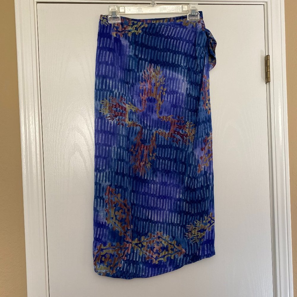 samson carribean beach wear wrap skirt